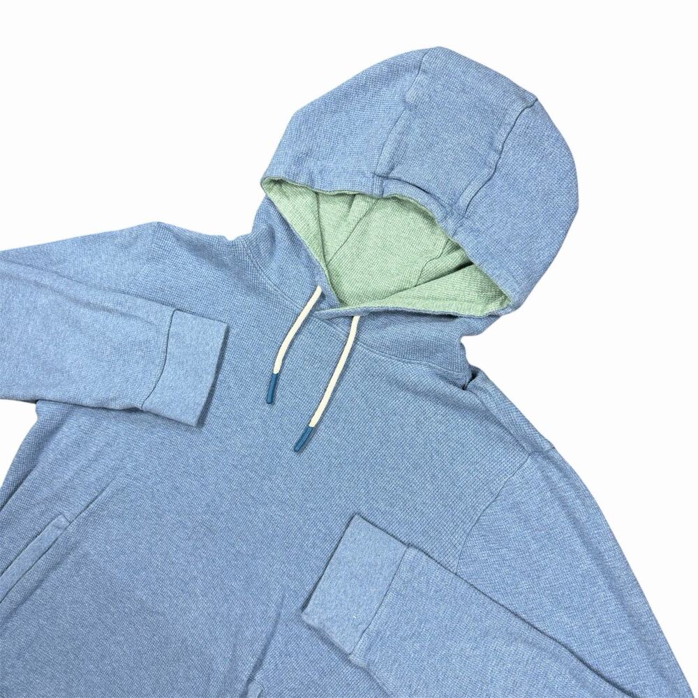 Bonobos Men’s Medium Blue Pullover Hoodie 100% Cotton Kangaroo Pocket
